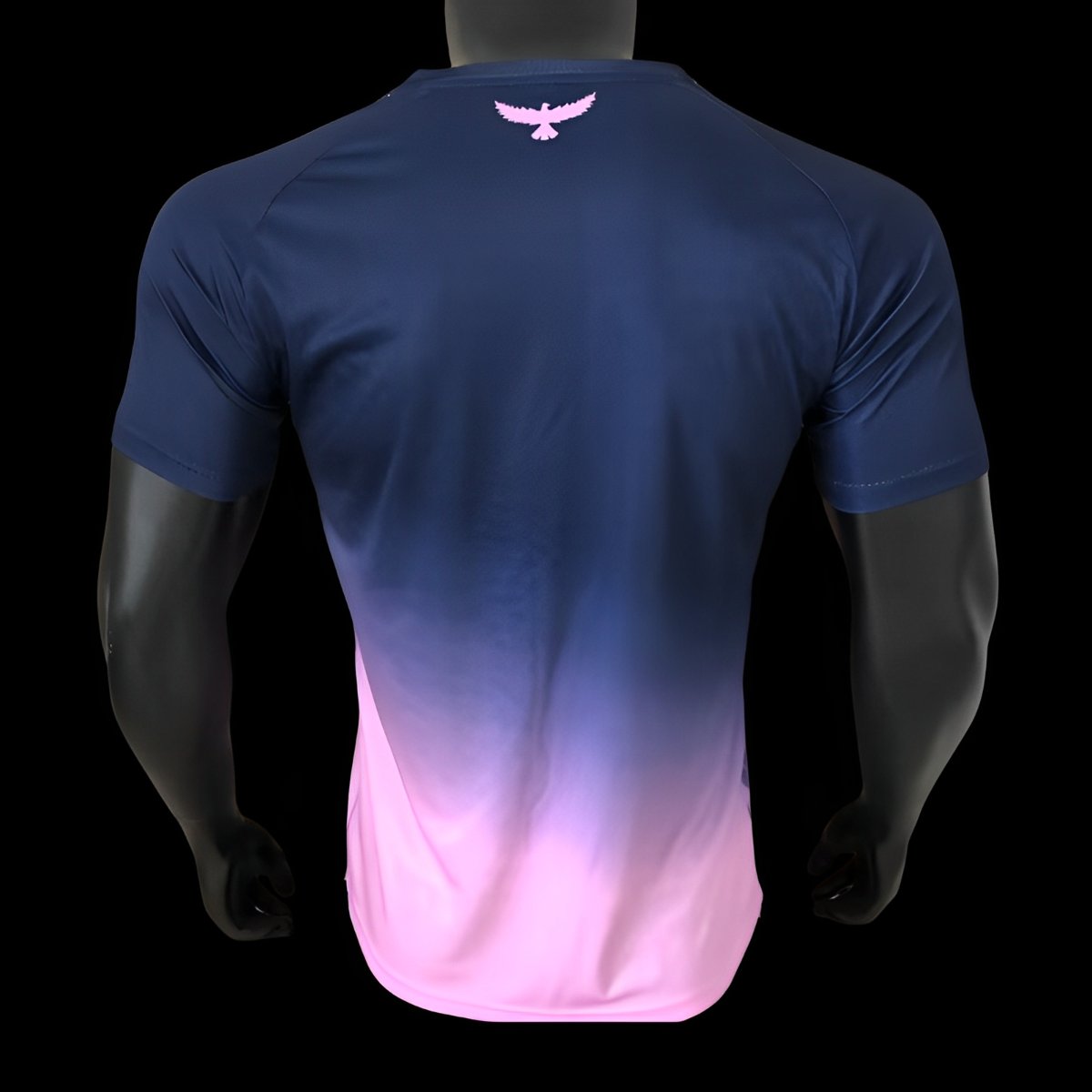 Player Version 25/26 Tunisia Navy-to-Pink Gradient with Cloud Pattern Jersey