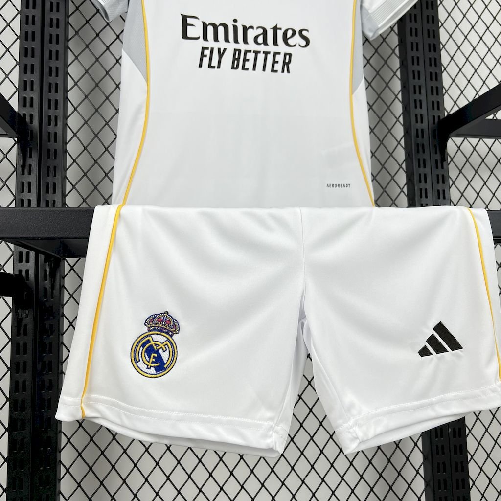 25/26 Kids Real Madrid Home Jersey