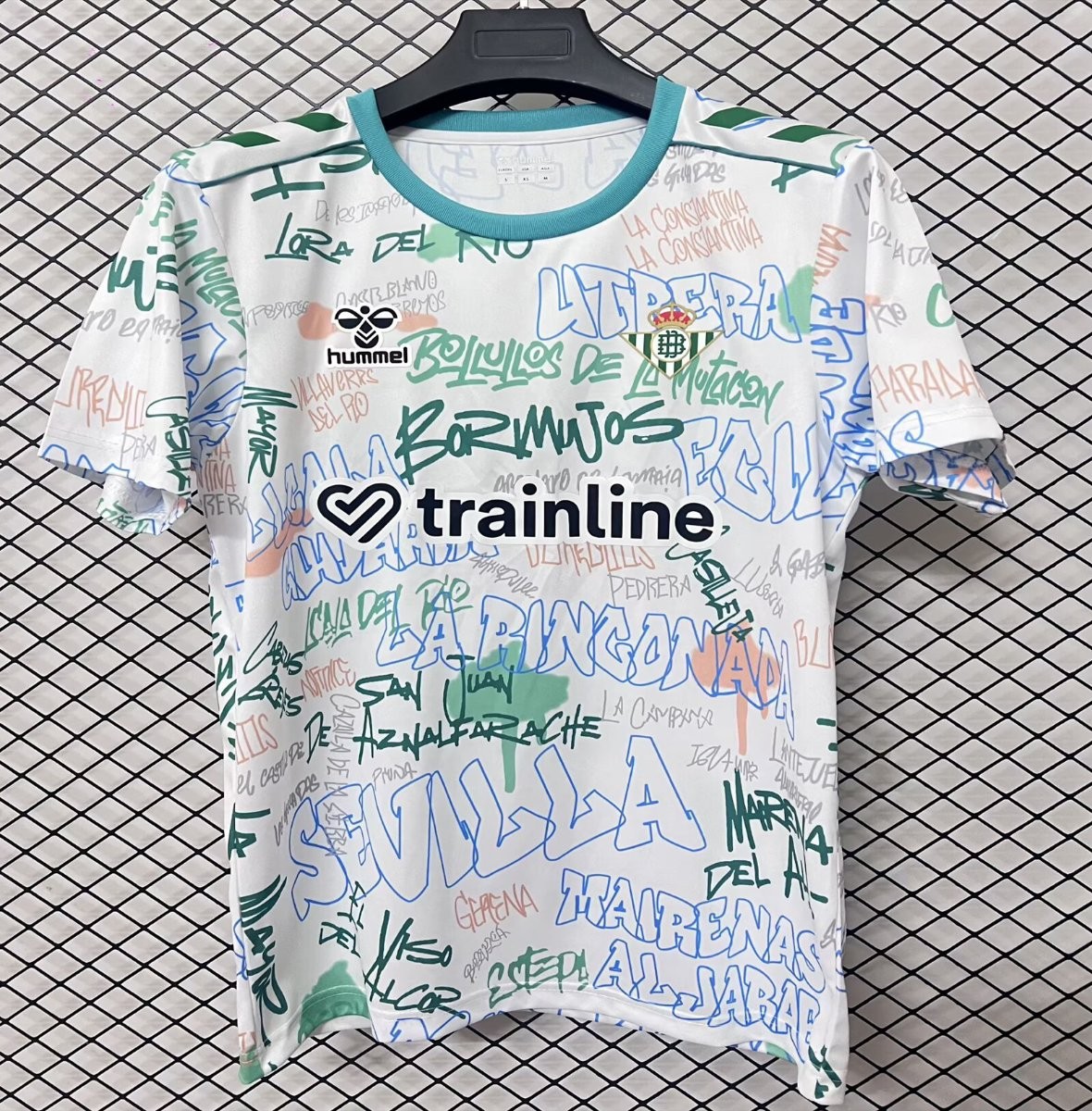 25/26 Real Betis White Graffiti Training Jersey