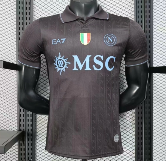 Player Version 25/26 Napoli Third Black Jersey