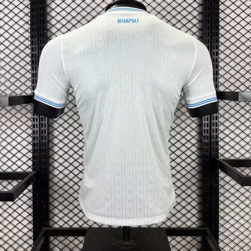 Player Version 25/26 SSC Napoli Champion Away White Jersey