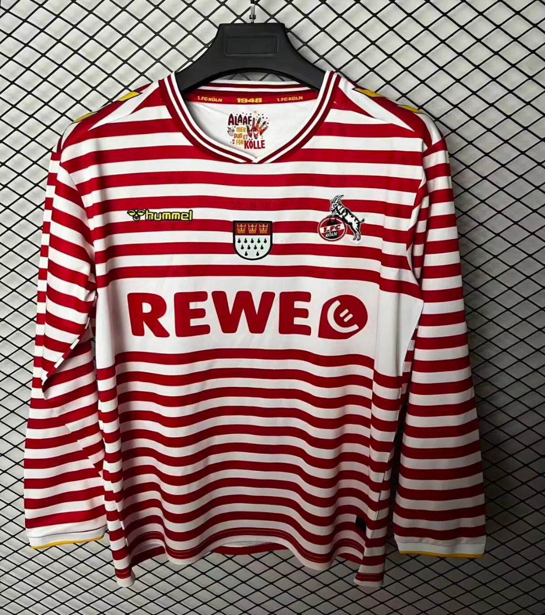 25/26 Koln Carnival White/Red Special Long Sleeve Jersey