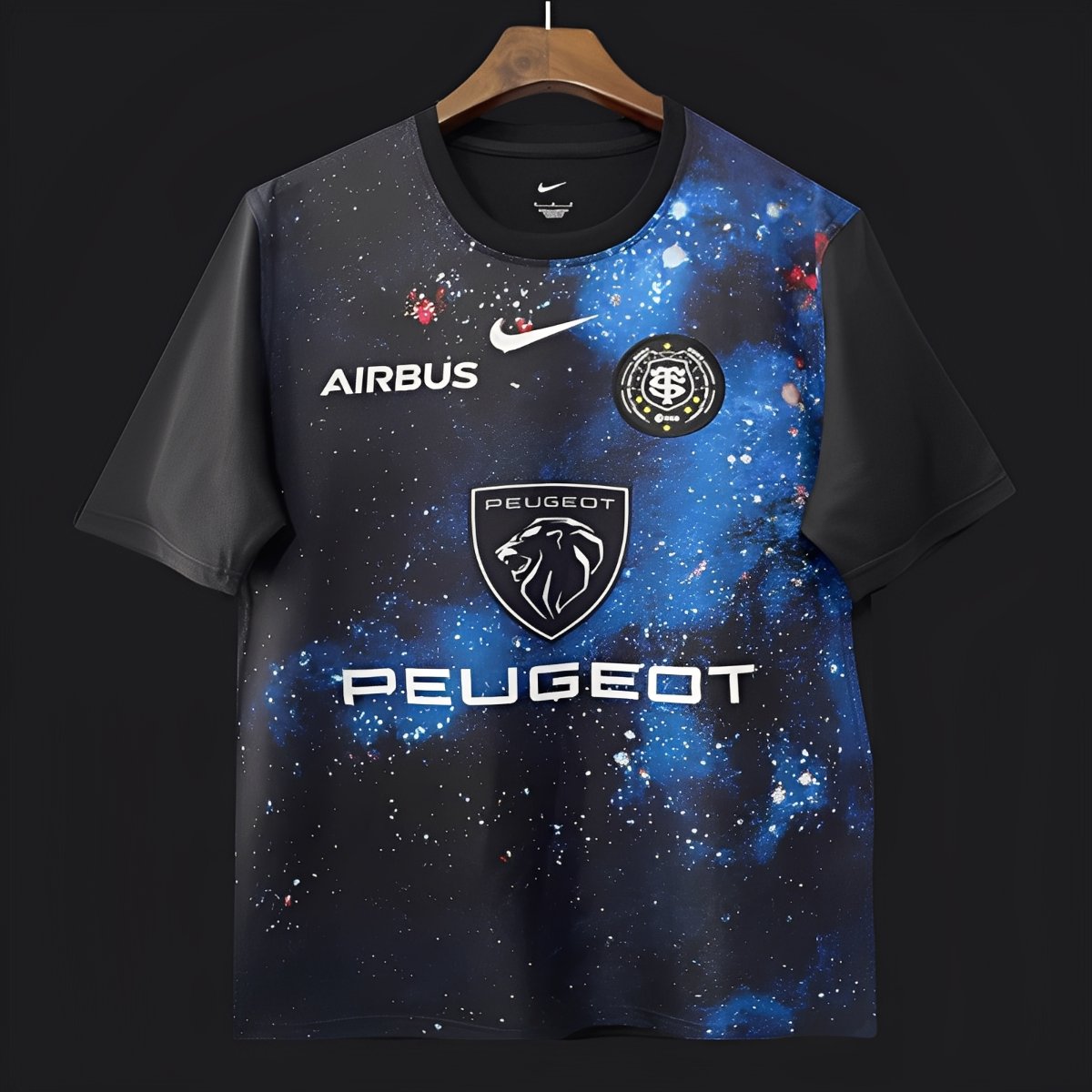 25/26 Toulouse Black with Blue Galaxy Nebula Jersey