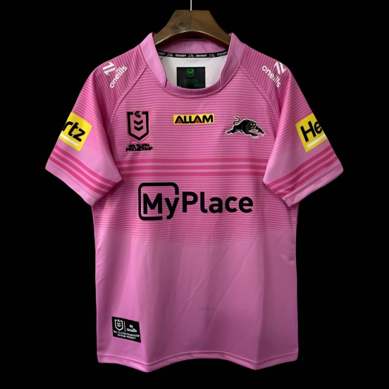 25/26 Penrith Panthers Pink with Gradient Horizontal Stripes Jersey