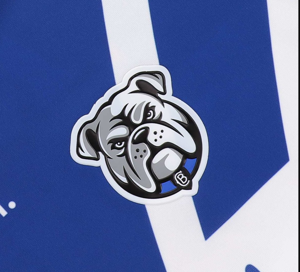 25/26 Canterbury-Bankstown Bulldogs White with Blue Shoulders Away Jersey
