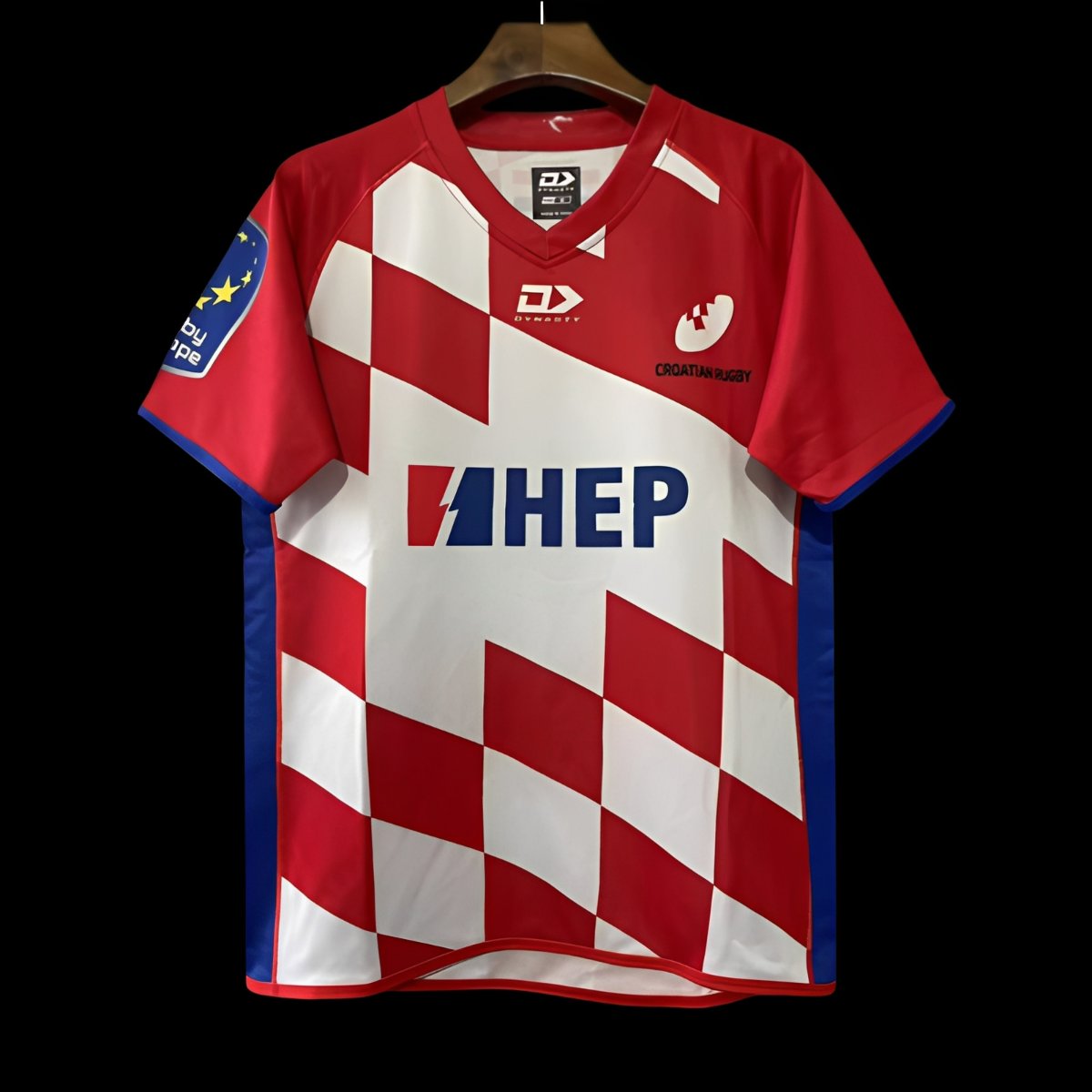 2026 Croatia Red and White Checkerboard Pattern Jersey