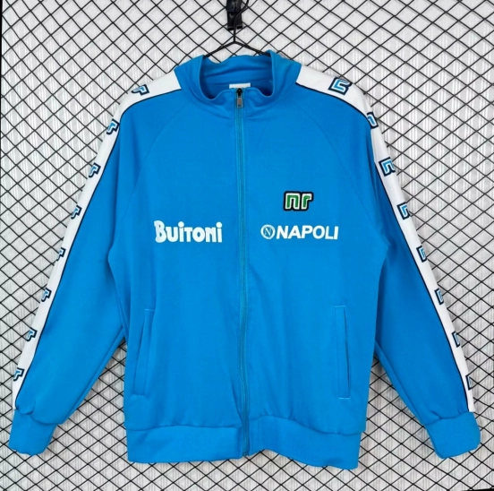 Retro 87/88 Napoli Home Full Zipper Jacket