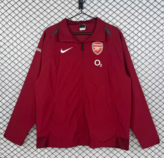 Retro 05/06 Arsenal Third Wine Windbreaker