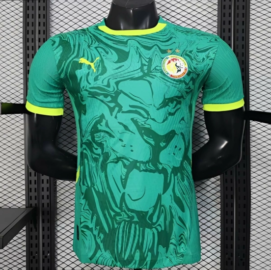 2026 Player Version Senegal Away Green Double Stars Edition Jersey