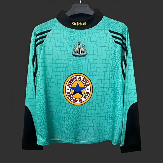 Retro 97/98 Newcastle United Green Goalkeeper Long Sleeve Jersey