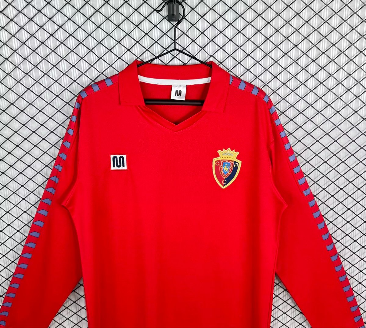 Retro 83/84 Osasuna Home Long Sleeve Jersey