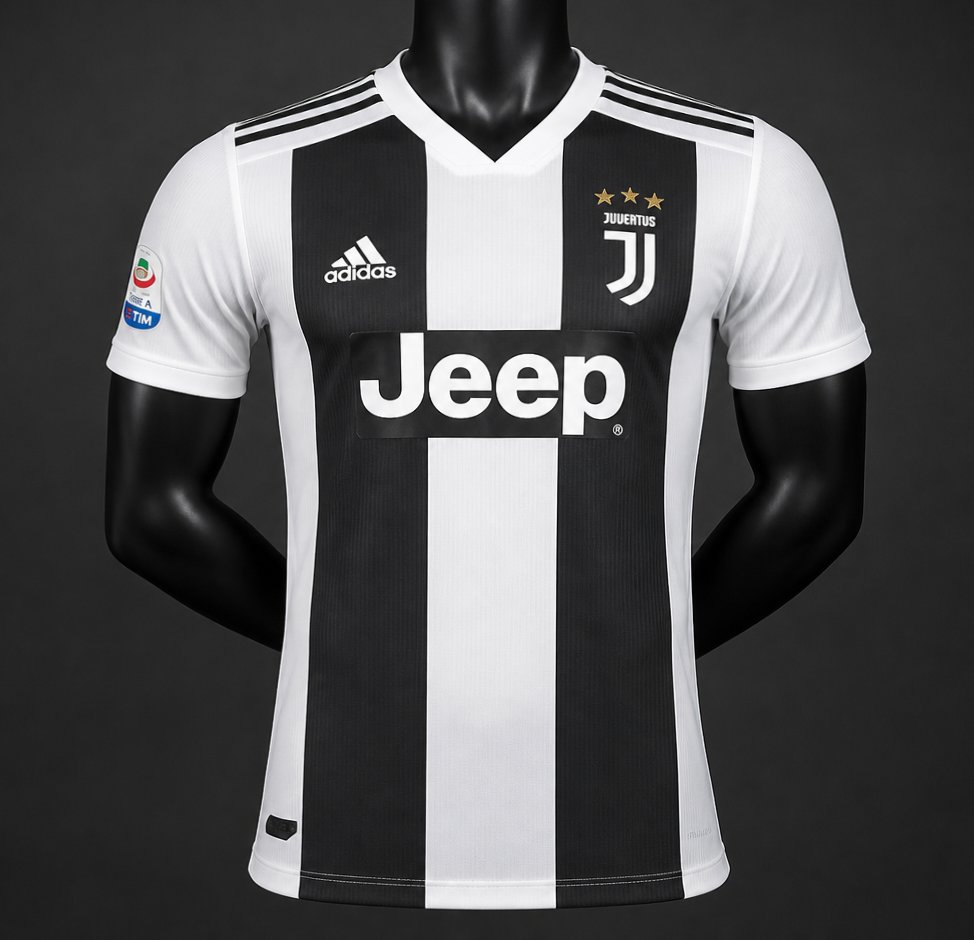 Player Version Retro 18/19 Juventus Home Jersey