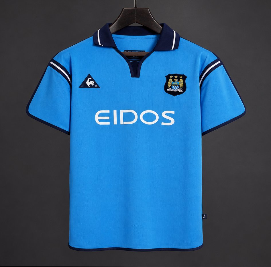 Retro 01/02 Manchester City Home Jersey
