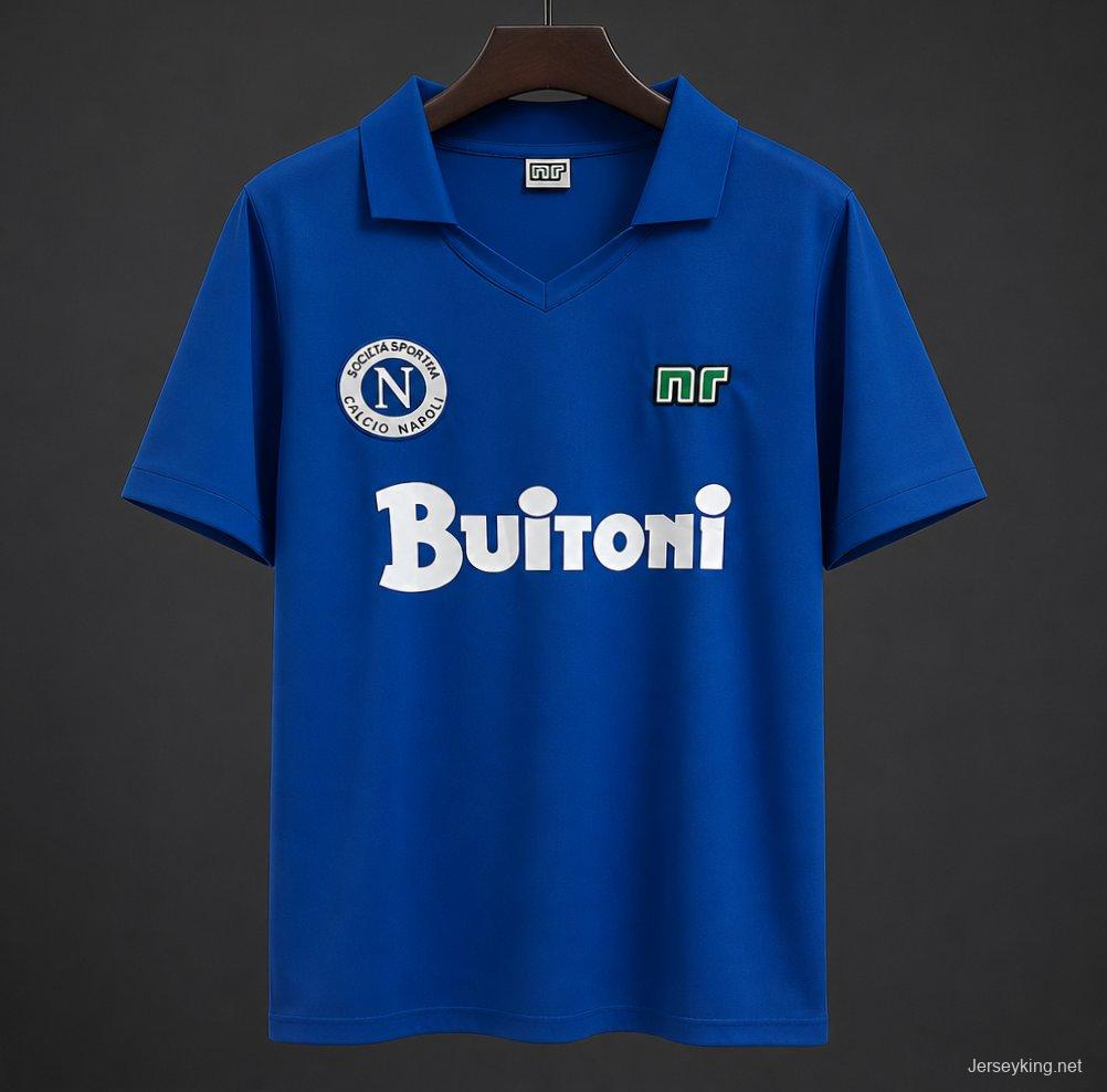 Retro 85/86 Napoli Home Jersey
