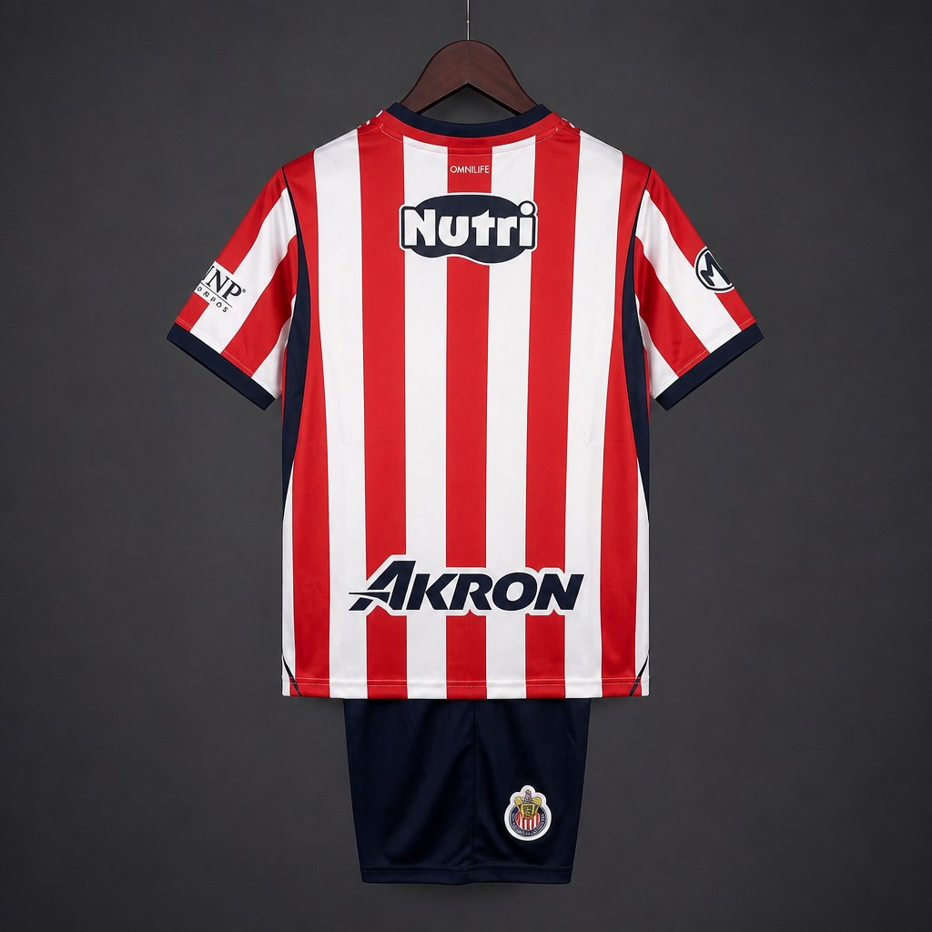 26/27 Kids Chivas Guadalajara Home  Jersey
