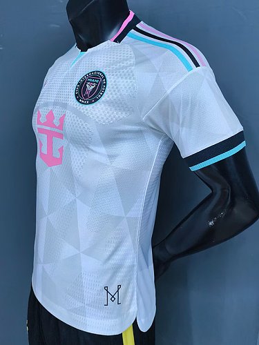Player Version 26/27 Inter Miami CF Away White with Geometric Diamond Pattern Jersey