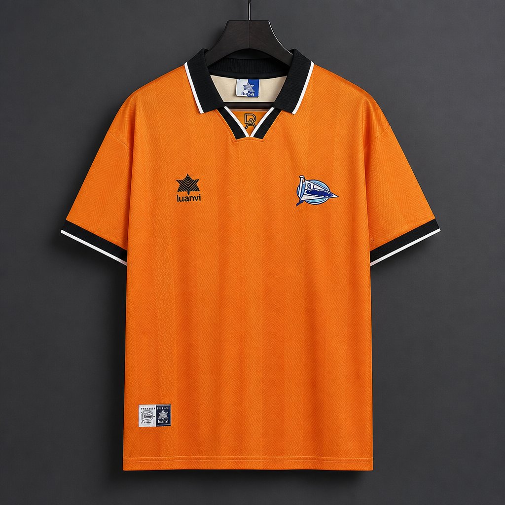 Retro 99/02 Alaves Away Orange Jersey