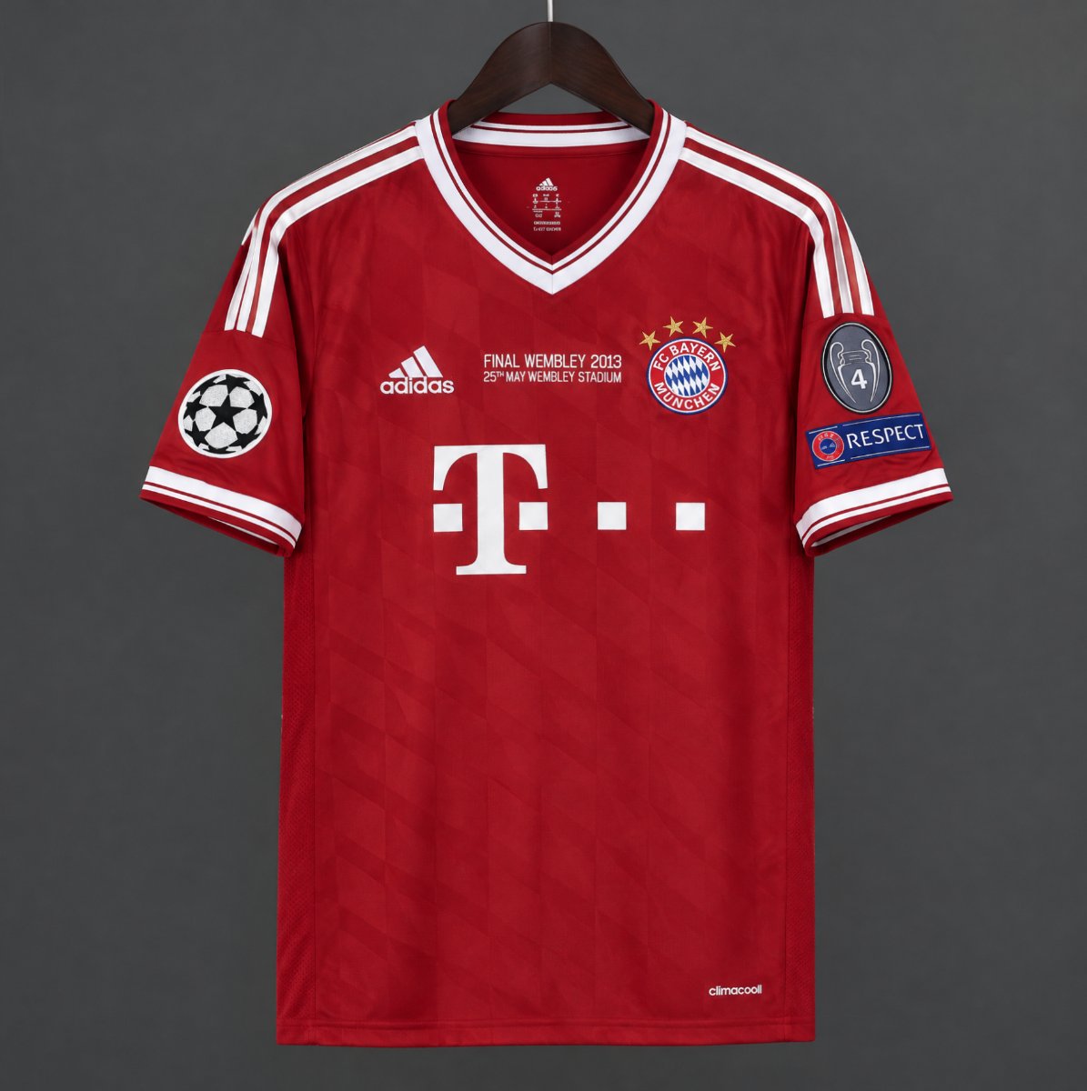 Retro 13/14 Bayern Munich Home Final Wembley Jersey