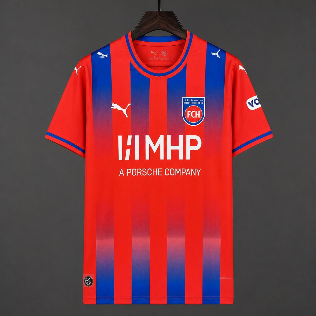 26/27 Heidenheim Home Red Jersey