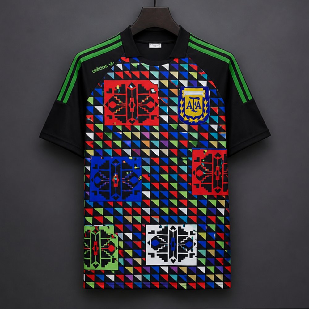 1990 Retro Argentina Goalkeeper Jersey