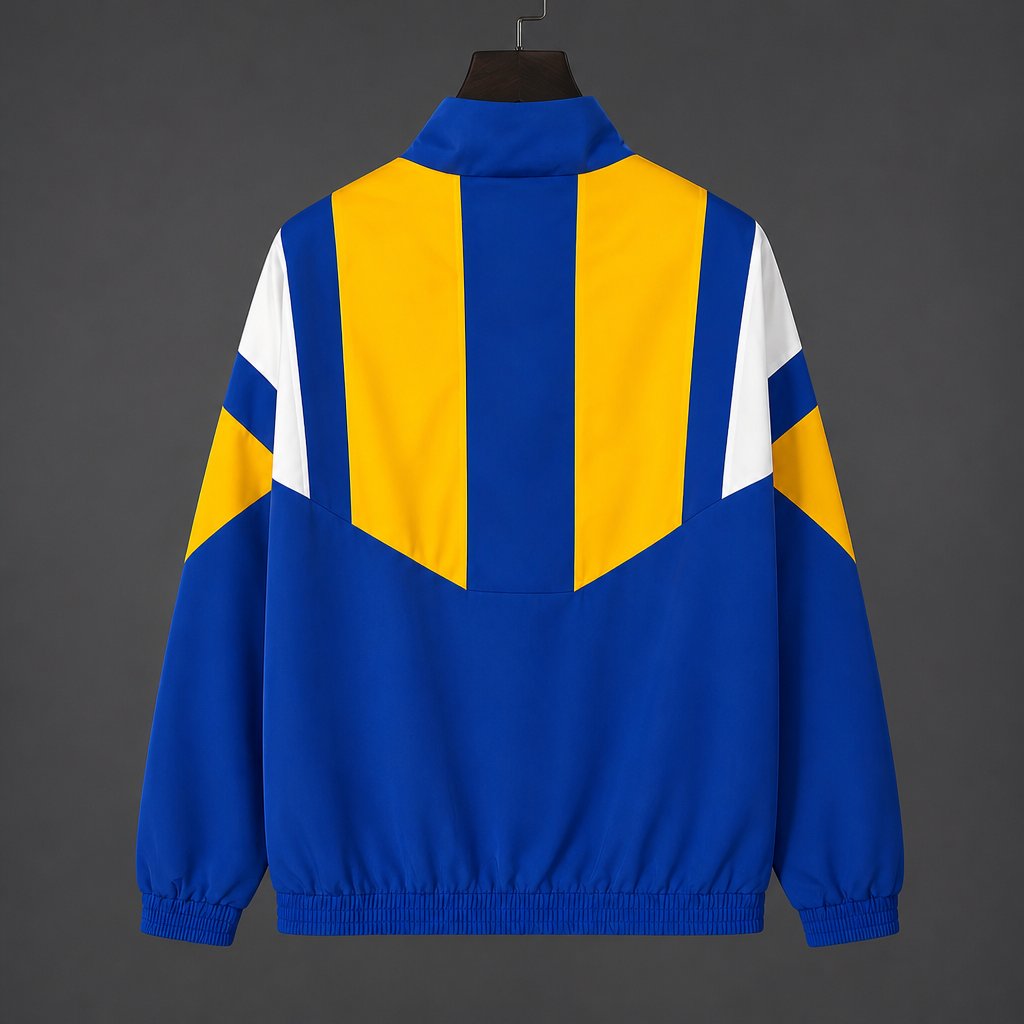 26/27  Boca Juniors EQT Blue Full Zipper Windbreaker